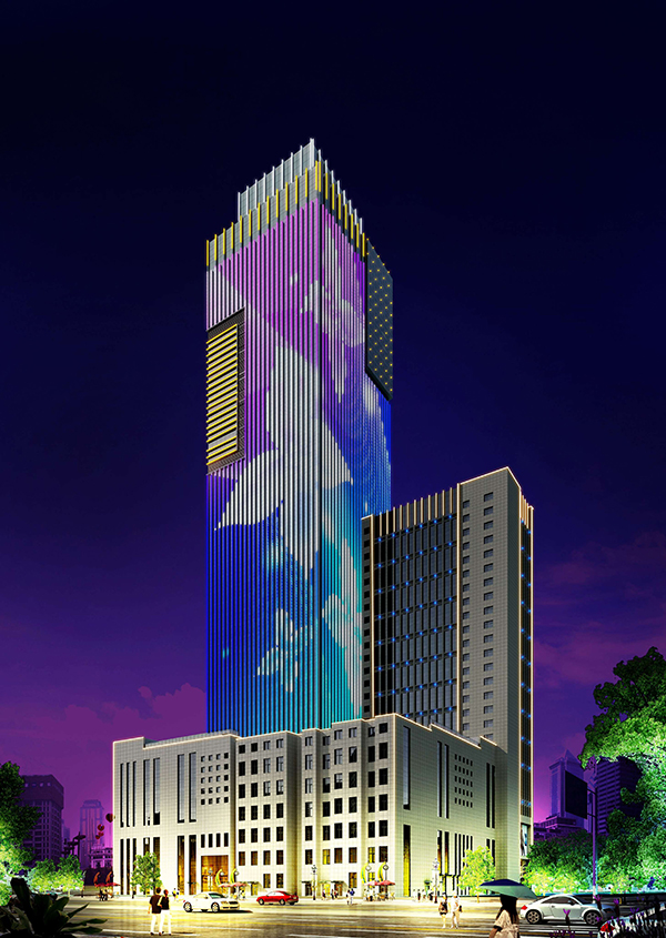 融通商務大廈樓體亮化